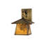 Rustic Lodge 1 - Light Armed Sconce
