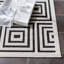 Tapis noir et crème Bosco-23233847
