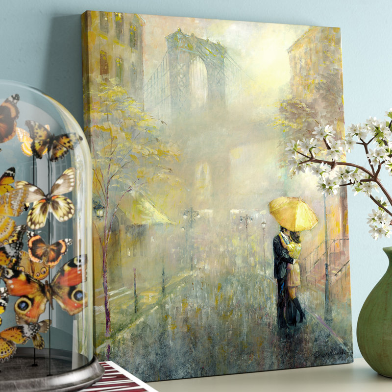 «City Romance II», reproduction d'art sur toile tendue, H 16 po x l 20 po x 1,5 po