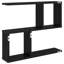  Wall Shelf with Shelf with Storage Engineered Wood Solution Home Indoor