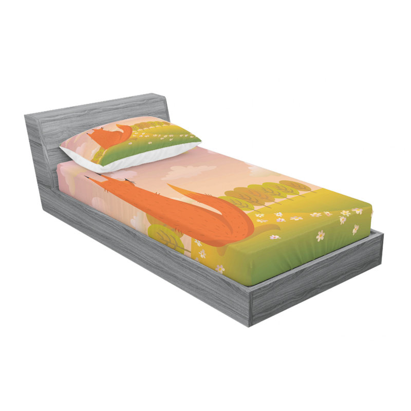 Microfiber Sheet Set, Twin XL Sheet Set with Fitted Sheet
