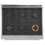 Café 36" Smart Dual-Fuel Commercial-Style Range With 6 Burners (Natural Gas)-1132694688-1132809110