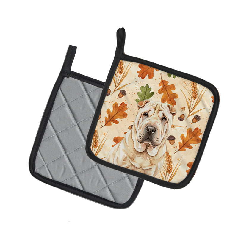 Paire de porte-casseroles Shar Pei Heirloom Fall