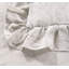 Ensemble de housse de couette 100% lin 100% lin français | Bride élégante à volants de 3 po | Certifié OEKO-TEX -1239893262-1235688765