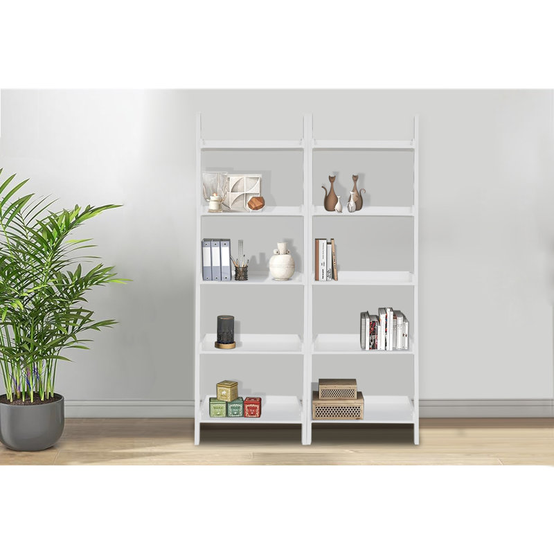 Ladder Bookcase, White
