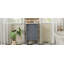 Meuble-lavabo moderne de 18 pouces avec lavabo, meuble de rangement moderne avec porte, meuble de salle de bain autoportant pour petit espace, meuble-lavabo simple avec tablette réglable-614338962