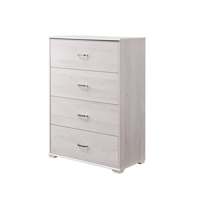 Commode 4 tiroirs Madera, Noyer chêne