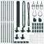 Vidaxl Fence With Posts Steel-116798104-116798105