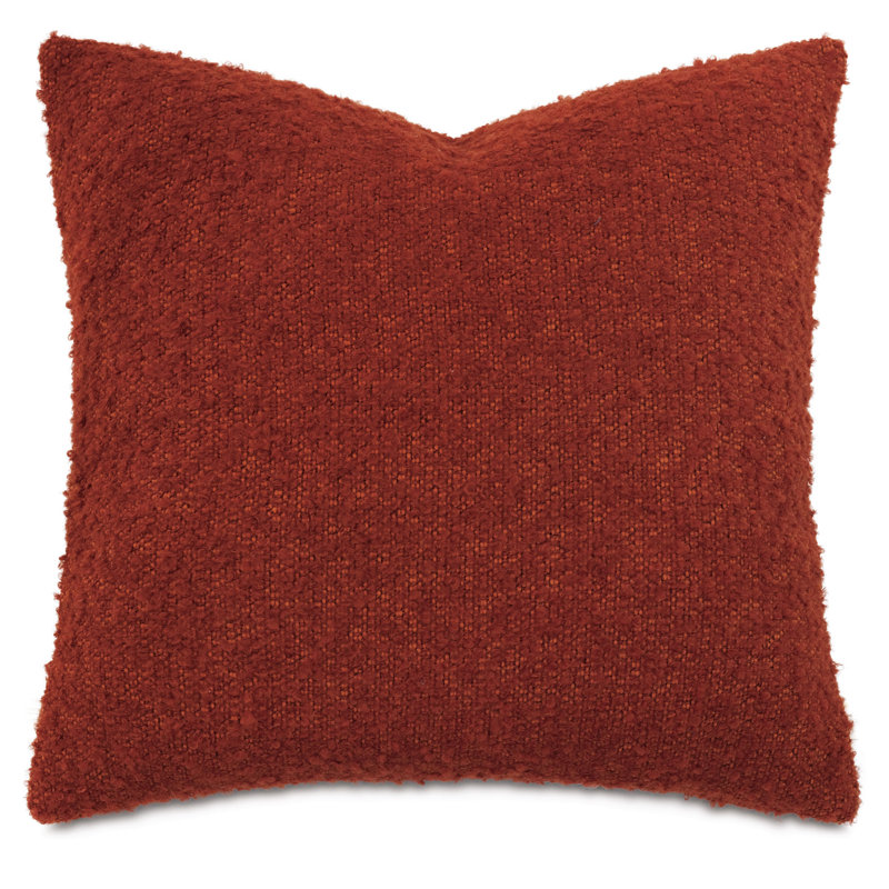 Marl Pillow Cover & Insert, Brick, Square 22"