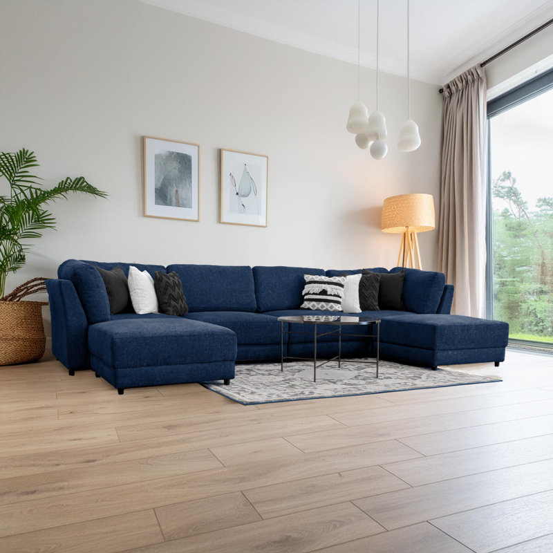 Canapé modulaire Modern, H 35,05 po x l 158,05 po x P 84,05 po