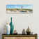 Sylt Panorama With Lighthouse List Ost by Jan Becke - Panoramic Gallery-Wrapped Canvas Giclée on Canvas