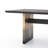 Torionna Oak Solid Wood Top Metal Base Dining Table-1428372558