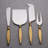 Alfretta Stainless Steel Cheese Knife
