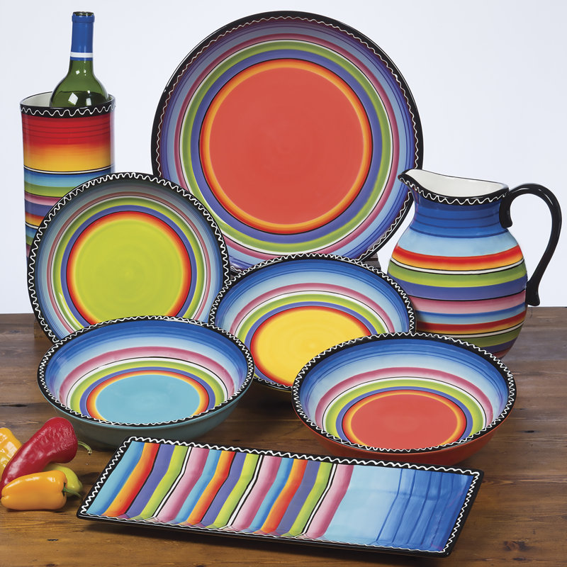 Certified International Tequila Sunrise Soup/Pasta Bowl