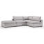 Canapé modulaire rembourré avec repose-pieds 4 pièces Nuccio-131636838