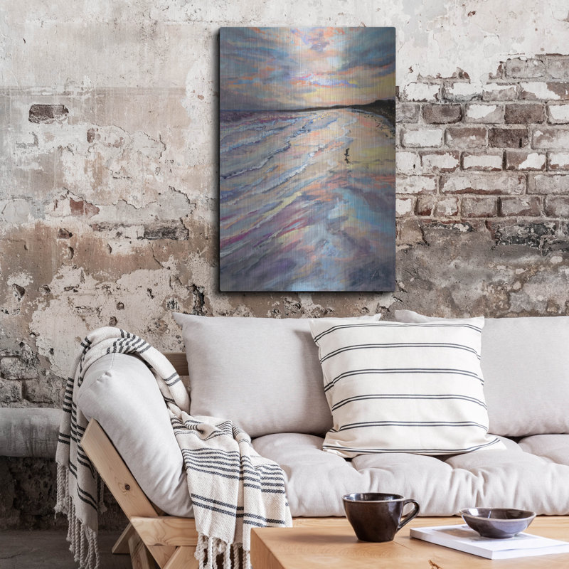 «Sunset Strip» par Jeanette Vertentes, art mural en métal, H 36 po x l 24 po