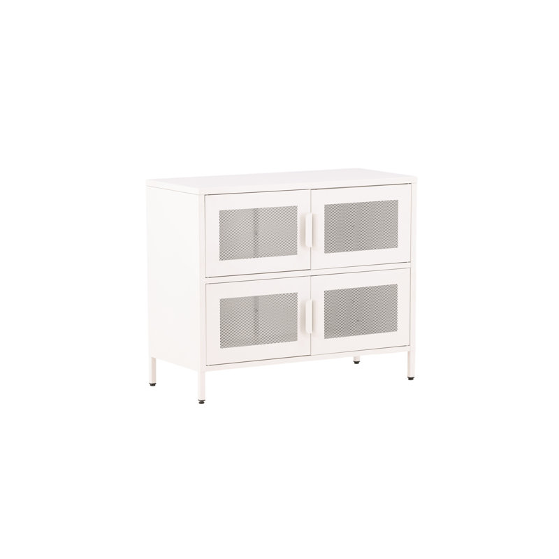 Jakaylin Steel Standard Accent Chest, White