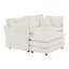 Canapé modulaire à 2 places avec repose-pieds Chenille-1392822055
