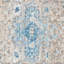 Tapis rectangulaires en polyester fabriqués à la machine | Tapis gris, bleu, design oriental, tapis à poils courts faits à la machine pour le salon, la chambre à coucher-1013380850
