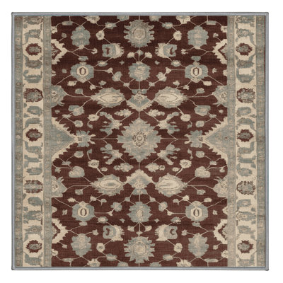 Machine Washable Overdyed Gray Area Rug