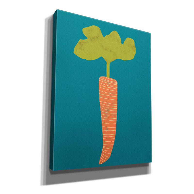  «Veggie Party 4» par Chariklia Zarris, art mural sur toile, 26 po x 34 po