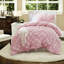 Ensembles de literie pour lit douillet, microfibre rose chic et chic
