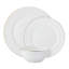 Trellis Gold 12-Pc Dinnerware Set, Service For 4