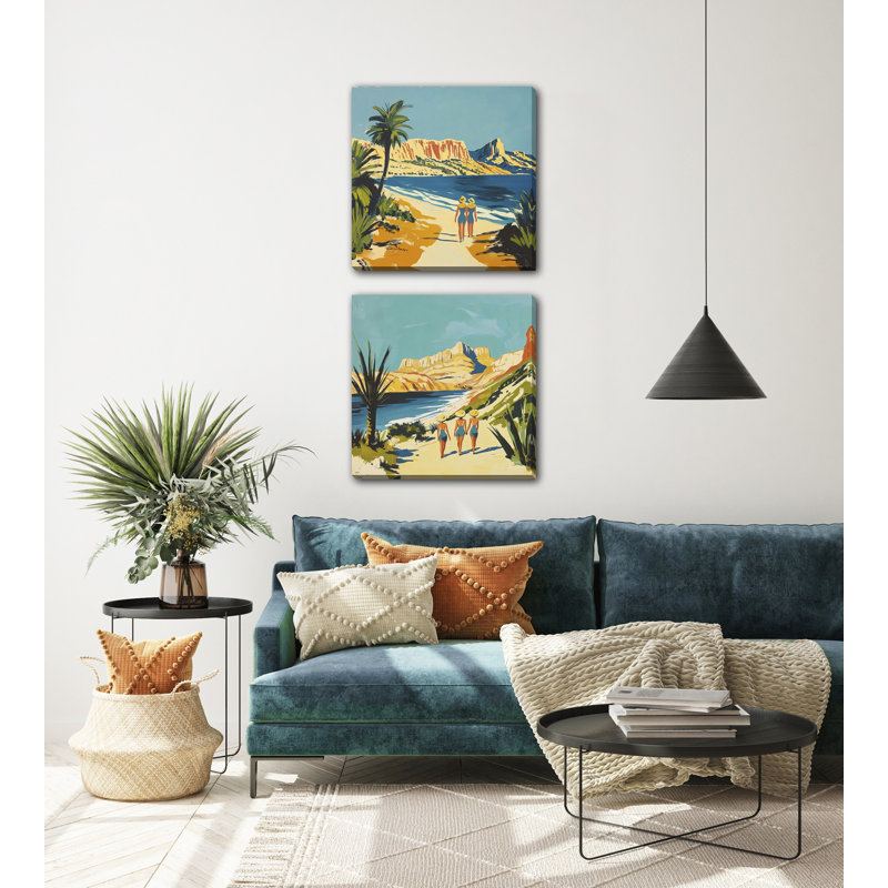 Oasis Shores II, art mural sur toile