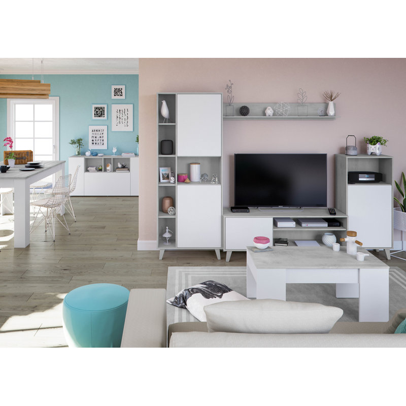 Dishaan 150cm Sideboard, Grey