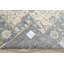 Tapis Oarihak bleu en laine noué à la main 8 pi 11 po x 12 po