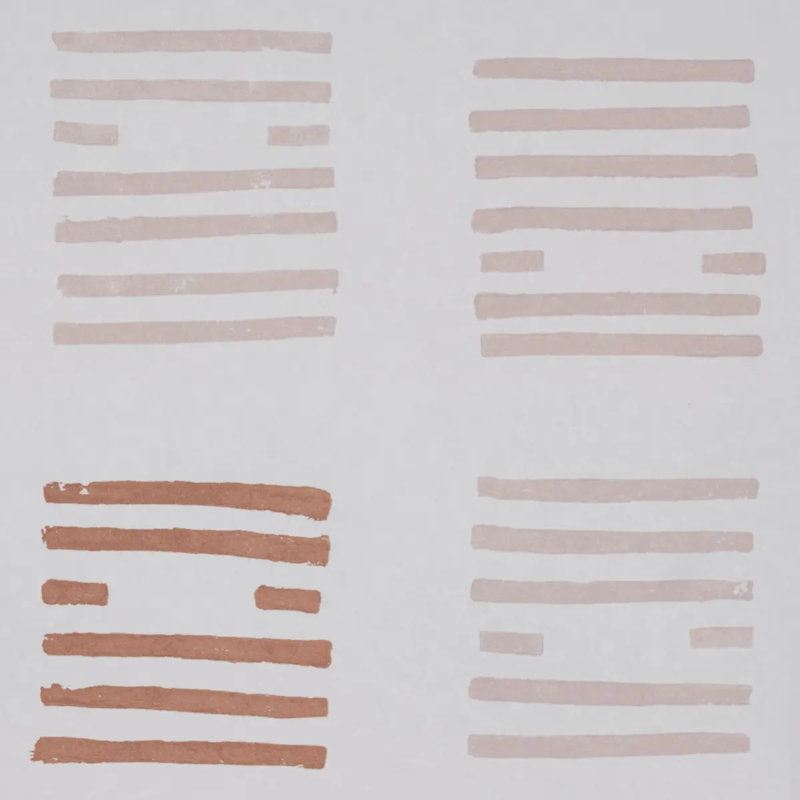Schumacher x Caroline Z Hurley Tiasquam Wallpaper, Blush