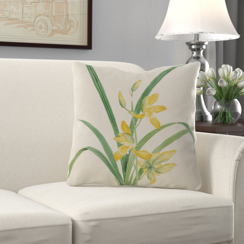 Outdoor Reversible Throw Pillow, Microsuede, Indoor