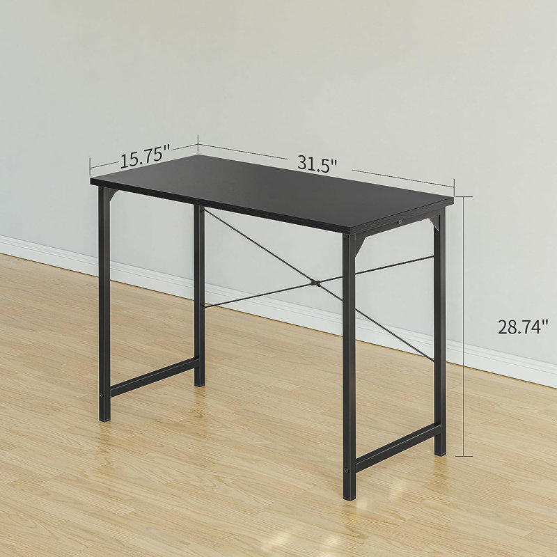 Sasha Desk, Black, 28.74" H x 31.5" W x 15.75" D