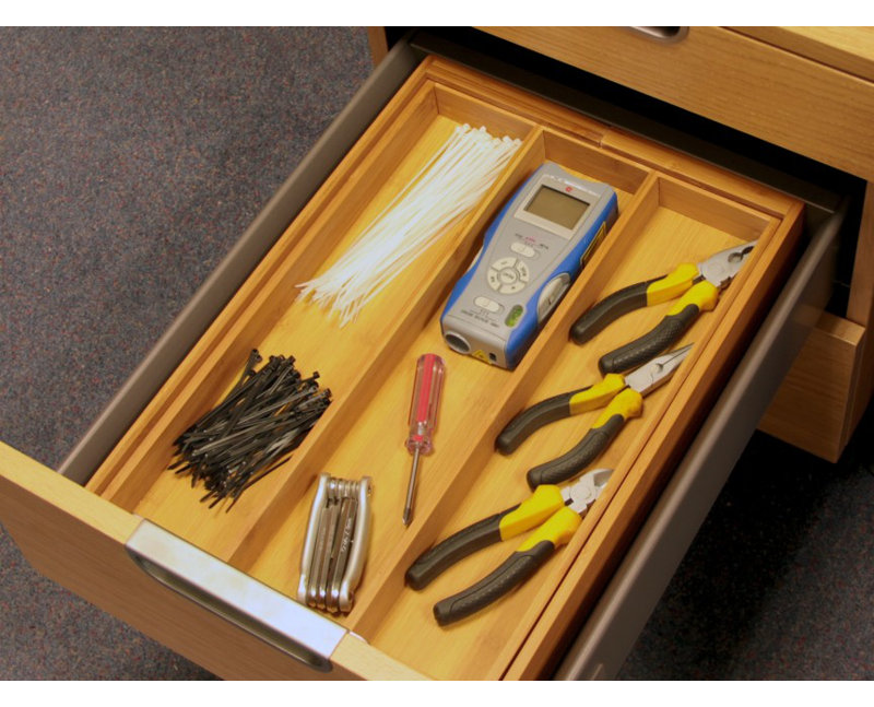 Bamboo Flatware Caddy