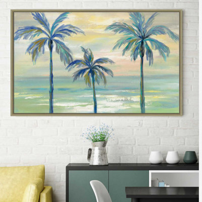 " Marine Layer Palms " Acrylic Print