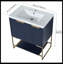 Ensemble de meuble-lavabo simple 29,50 po avec plateau en résine Clarissa