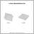 3 Piece Split Corner Quilted Bedspread Set In Dark Grey For Queen Beds, Antimicrobial And Hypoallergenic-119071205-119071202