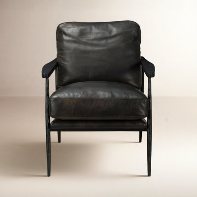 Classic Home Arnold Genuine Leather Armchair