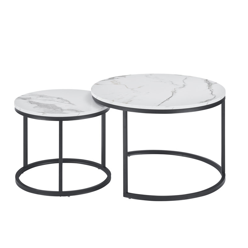 Dagney Frame Coffee Table, White