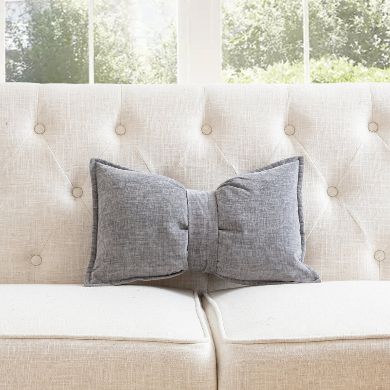 Oreiller réversible SEATTLE SOLID, Gris, Polyester