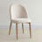 7-Piece Extendable Oak Dining Set with 8 Curved Back Upholstered Chairs