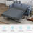 Latitude Full Size Convertible 2-in-1 Pull Out Loveseat Sofa with Mattress-42567685-30350620