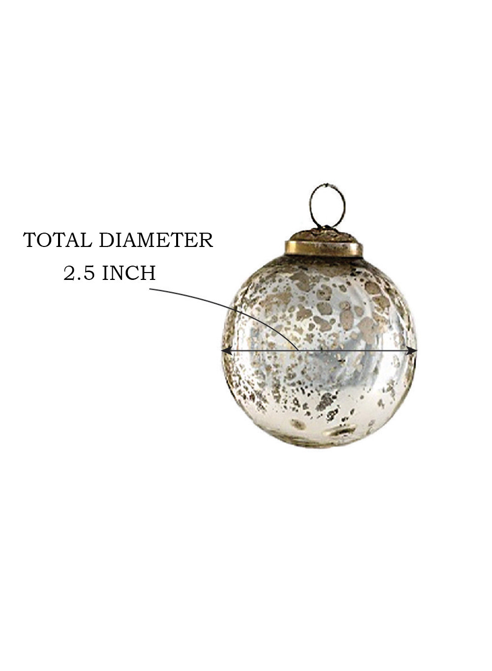 Bauble, 2.5" H x 2.5" W x 2.5" D, Yellow
