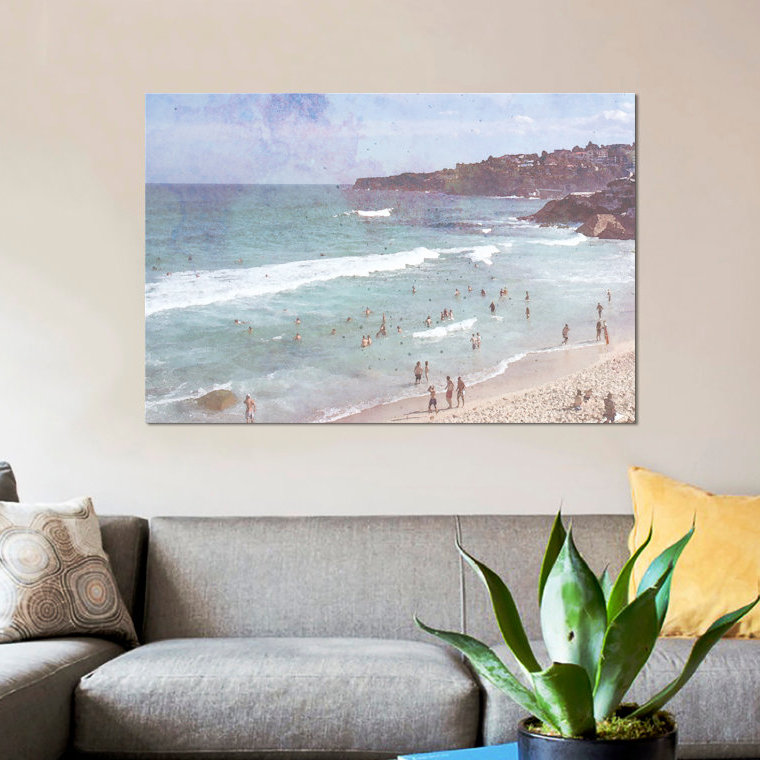 «Day At the Beach III», reproduction sur toile, H 40 po x l 60 po x P 1,5 po, Toile tendue, Pas de tapis