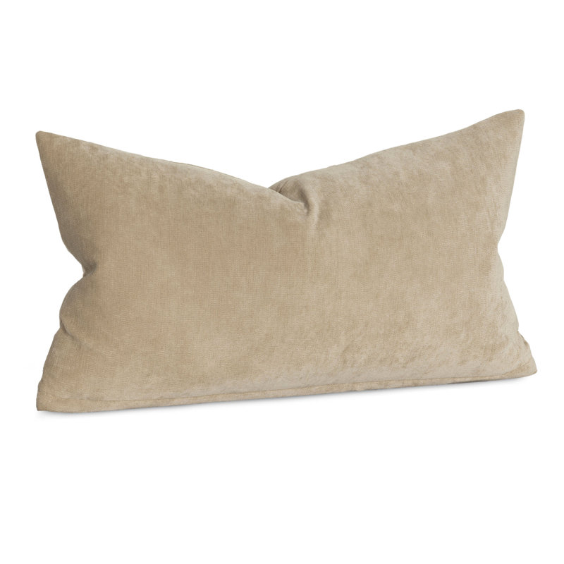 Wein Pillow Cover & Insert, Eggplant, Rectangle 12"H x 21"W, Polyester