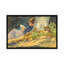 Impression sur toile tendue, "femme lisant un livre"-10916640-74299386-74299387