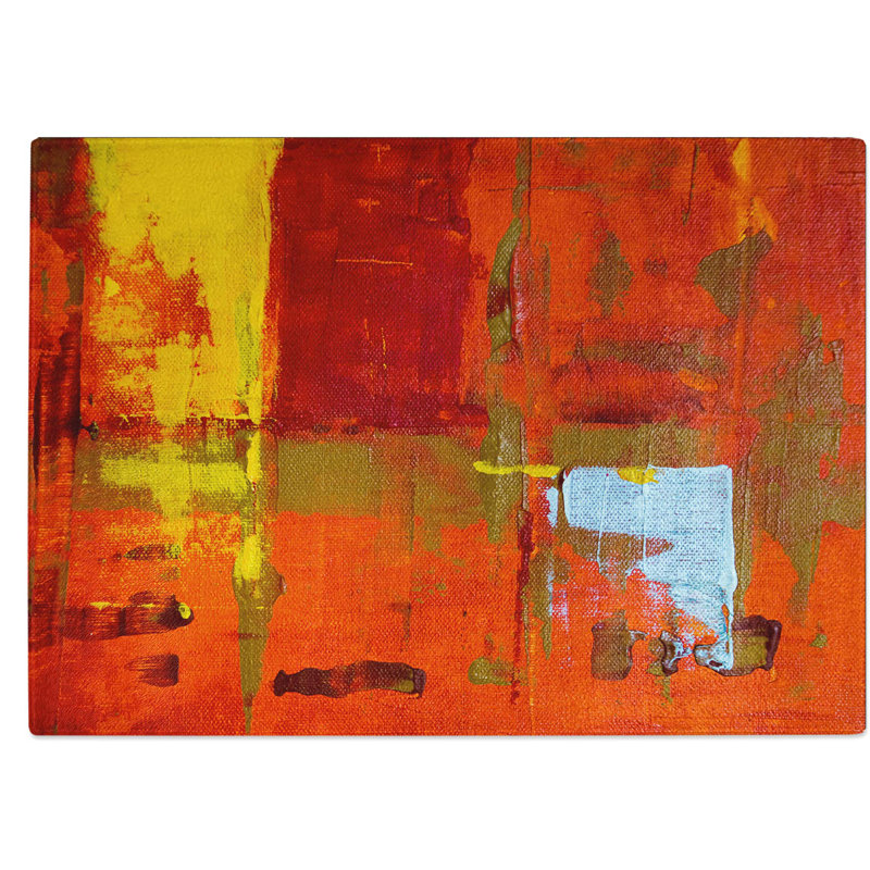 Tempered Glass Art Painting Vol.447 Chopping Board, 39 cm W x 28.5 cm L