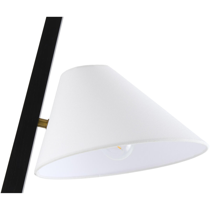 Lampe sur pied Kuchmel, Noir