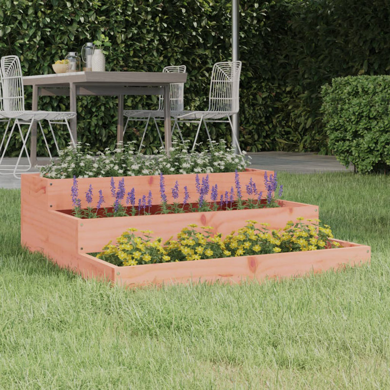 Anjolee Wood Raised Garden Bed