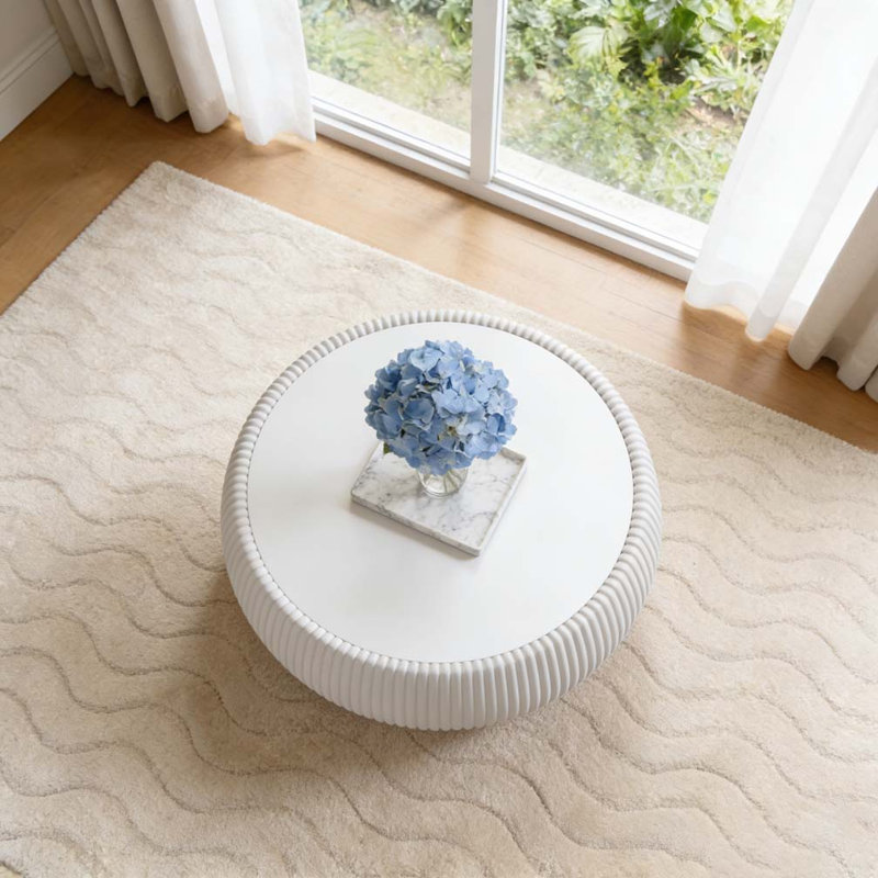 Table basse, Blanc, crème